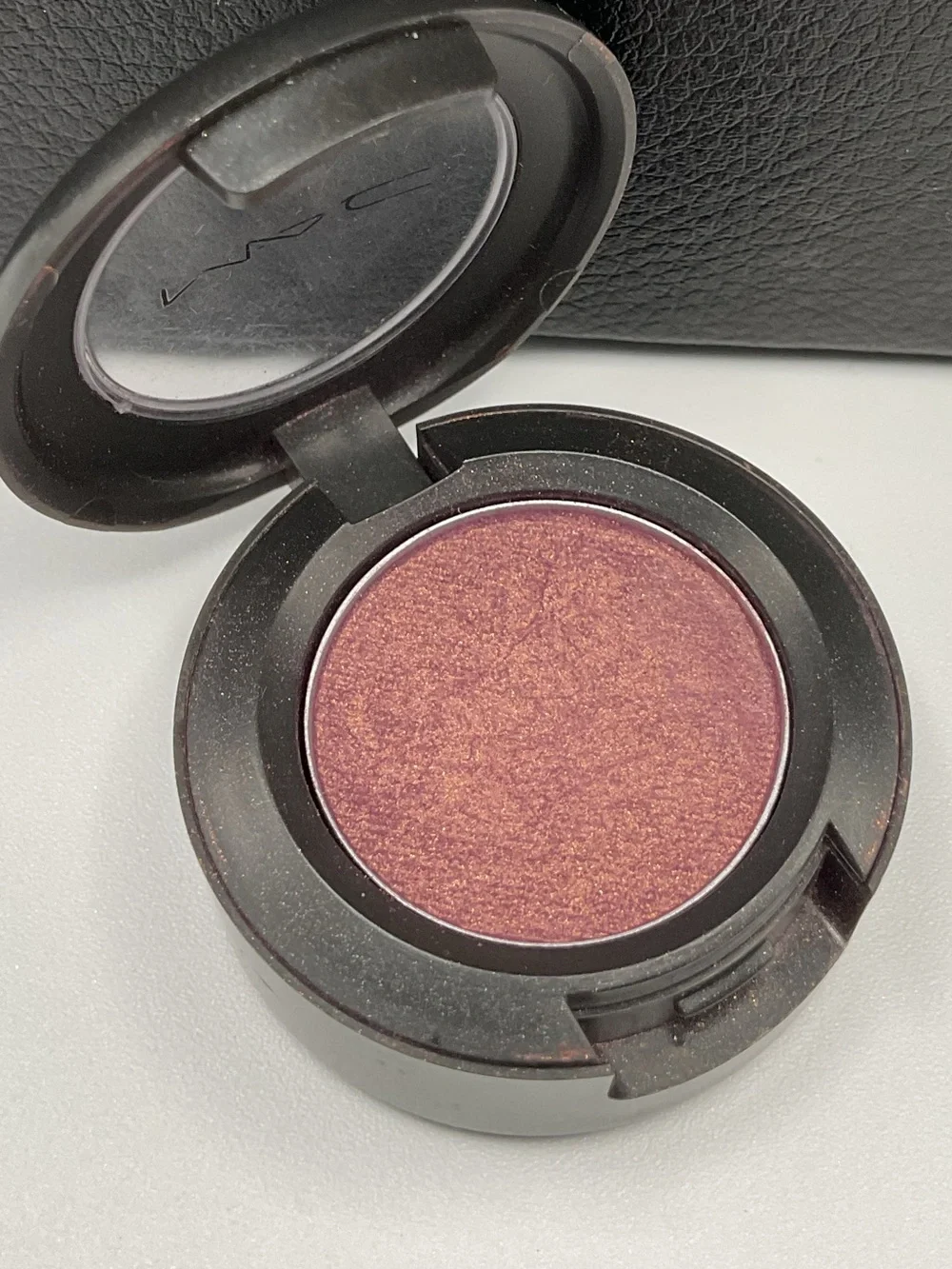 MAC Cosmetics Velvet Eyeshadow in Trax - Swatched &:Discontinued